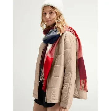 Stylish Gacaky Women's Lightweight Puffer Jacket with Pockets