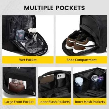 Vorspack Small Gym Bag - 40L Duffle for Men Women