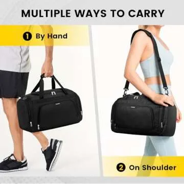 Vorspack Small Gym Bag - 40L Duffle for Men Women