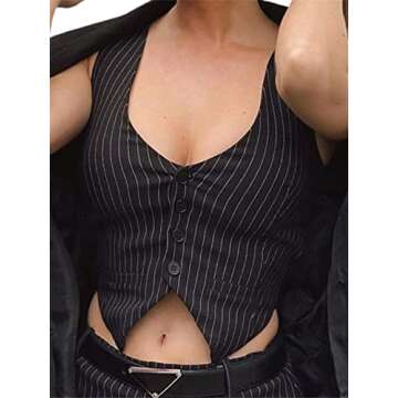 Trendy Women Crochet Knit Vest for Casual Style