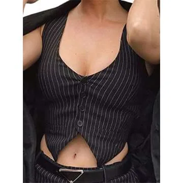 Trendy Women Crochet Knit Vest for Casual Style