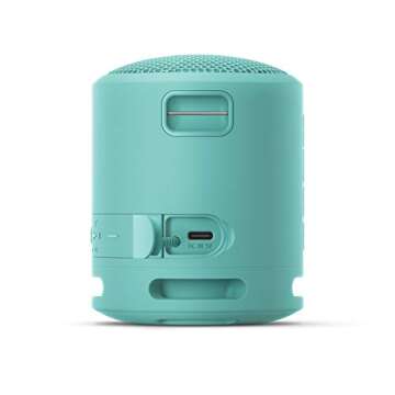 Sony SRS-XB13 EXTRA BASS Wireless Bluetooth Portable Lightweight Compact Travel Speaker, IP67 Waterproof & Durable for Outdoor, 16 Hr Battery, USB Type-C, Speakerphone, Powder Blue (Amazon Exclusive)