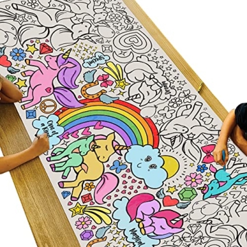 Giant Unicorn Coloring Poster – Fun for All Ages