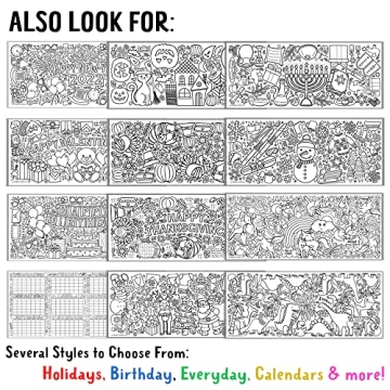 Giant Unicorn Coloring Poster – Fun for All Ages