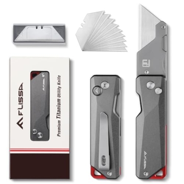 FLISSA Advanced Titanium Utility Knife for All
