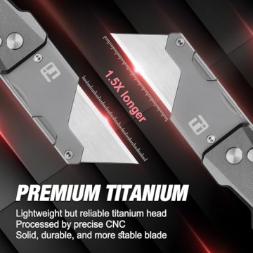 FLISSA Advanced Titanium Utility Knife for All
