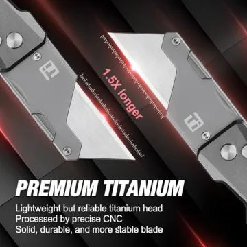 FLISSA Advanced Titanium Utility Knife for All