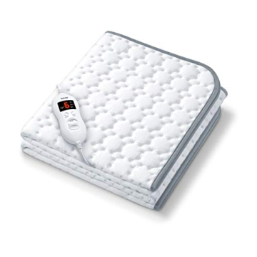 Beurer UWB55 Heated Underblanket | Electric Blanket with Super Soft Fleece - Personal Heating Pad Wa...