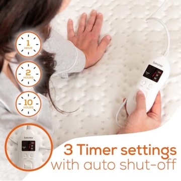 Beurer UWB55 Heated Underblanket - Cozy Warmth & Safety Features