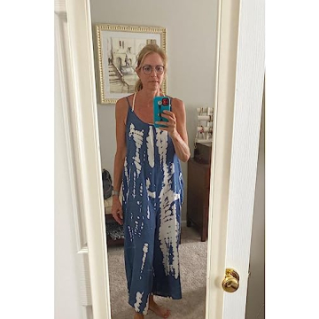 Stylish wexcen Floral Wide Leg Jumpsuit with Pockets