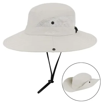 Stylish Women's UV-Protection Sun Hat with Ponytail Hole
