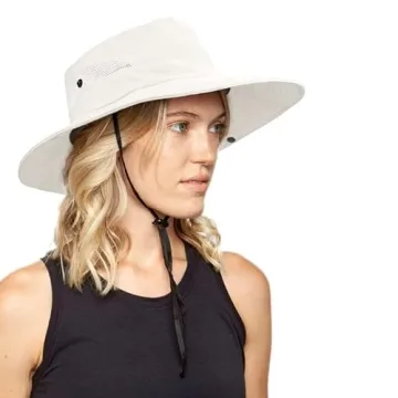 Stylish Women's UV-Protection Sun Hat with Ponytail Hole