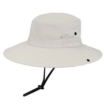 Stylish Women's UV-Protection Sun Hat with Ponytail Hole