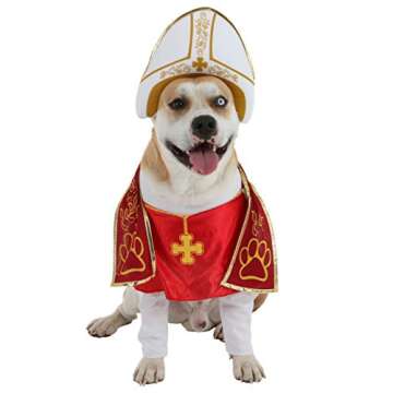 CALIFORNIA COSTUME COLLECTIONS Pet HOLY HOUND Dog Costumes, Red/White, Large US