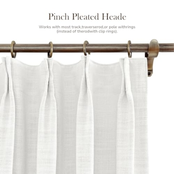 Stylish Faux Linen Blackout Curtains for Every Room