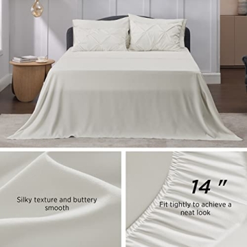 Bedsure King Comforter Set - 7 Piece Luxury Bedding Set
