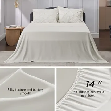 Bedsure King Comforter Set - 7 Piece Luxury Bedding Set