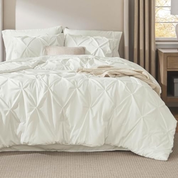 Bedsure King Comforter Set - 7 Piece Luxury Bedding Set