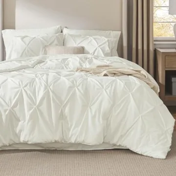 Bedsure King Comforter Set - 7 Piece Luxury Bedding Set