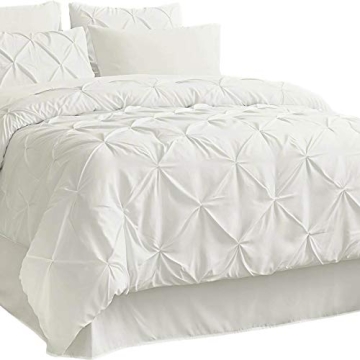 Bedsure King Comforter Set - 7 Piece Luxury Bedding Set