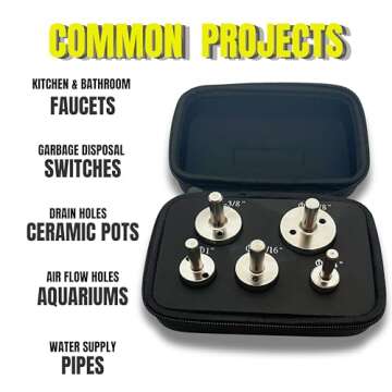 Diamond Drill Bits Set for Ceramic and Glass Drilling