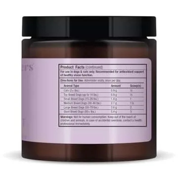 Bark & Whiskers Eye Support for Cats & Dogs 6.34 oz