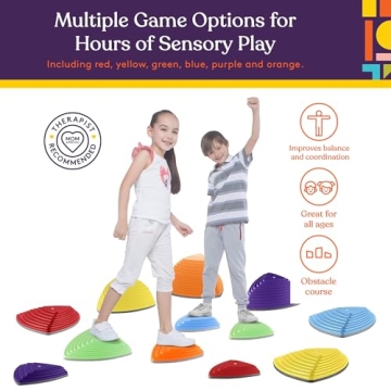 Kids Stepping Stones Set for Balance and Coordination Fun