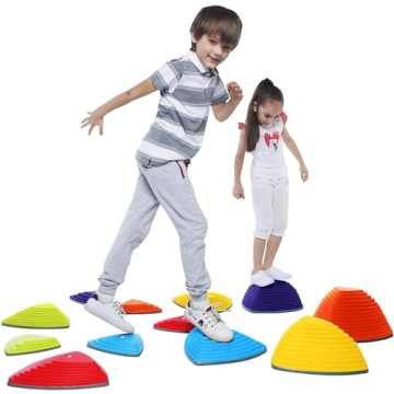 Kids Stepping Stones Set for Balance and Coordination Fun