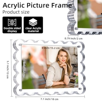 Chivalral Acrylic Picture Frame Set for Stylish Displays