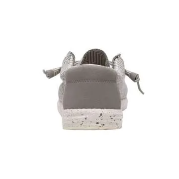 Hey Dude Men's Wally Sox Ash Size 10 | Men’s Shoes | Men's Lace Up Loafers | Comfortable & Light-Weight