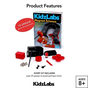 4M Magnet Science Kit - 10 Magnetic Experiments & Fun