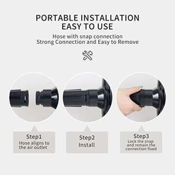 CHAOLUN High Velocity Dog Dryer, Adjustable Speed for Pets