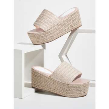 Stylish Erocalli Platform Wedge Sandals for Any Occasion