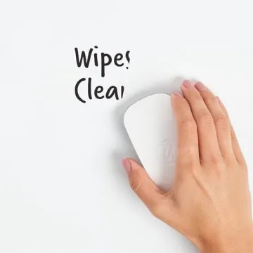 U Brands 24x18 Dry Erase Board Silver Aluminum Frame Melamine