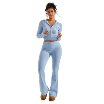 SUUKSESS Women 2 Piece Knit Set for Stylish Comfort