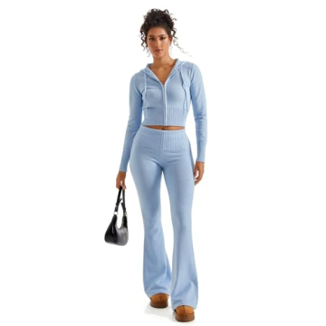 SUUKSESS Women 2 Piece Knit Set for Stylish Comfort