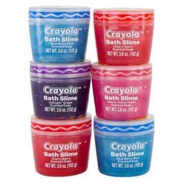 Crayola Bath Slime Scented Soap 4 Colors and Scents (6 Pack)