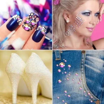 Jollin 1440pcs Rhinestones for Crafting and Design