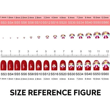 Jollin 1440pcs Rhinestones for Crafting and Design