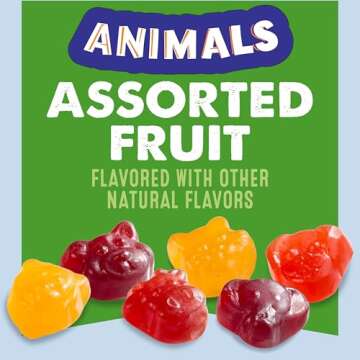 Mott's Fruit Flavored Snacks, Animals Assorted Fruit, Gluten Free Snack, Family Pack, 40 Ct, 32 oz