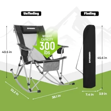 Comfortable FUNDANGO Rocking Camping Chair for Outdoor Lovers