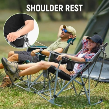 Comfortable FUNDANGO Rocking Camping Chair for Outdoor Lovers