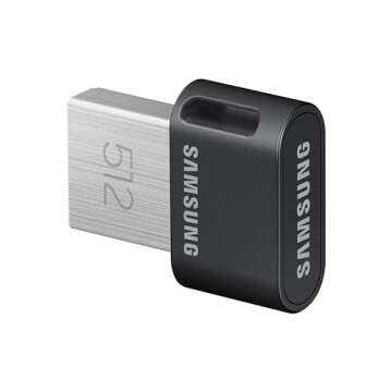 SAMSUNG FIT Plus USB 3.2 Flash Drive, 512GB - Ultra Compact and Fast Storage
