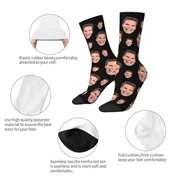 Custom Face Socks Personalized with Your Photo