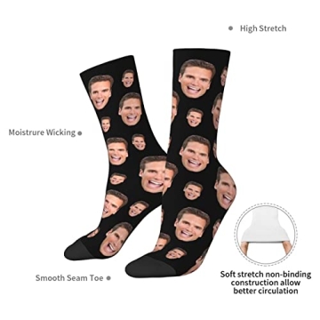 Custom Face Socks Personalized with Your Photo