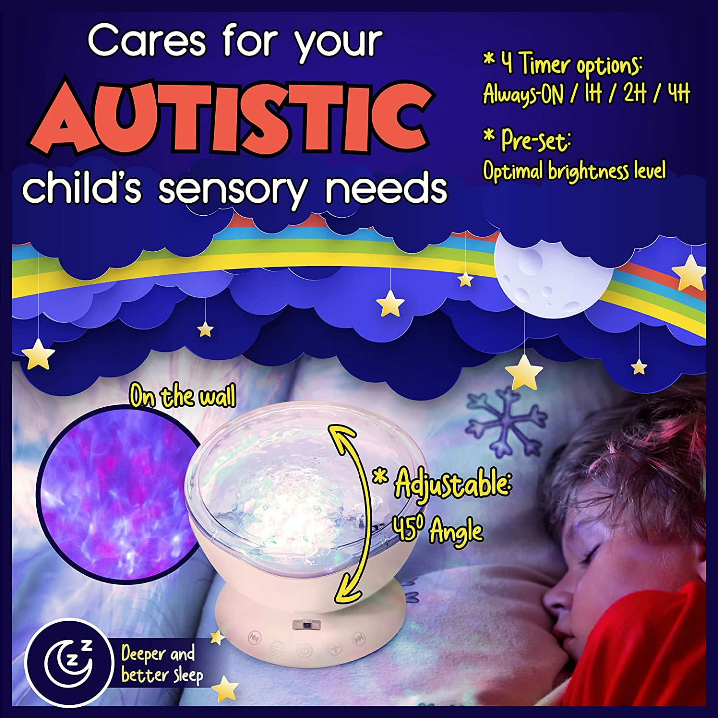 Ocean Wave Projector for Special Needs Kids
