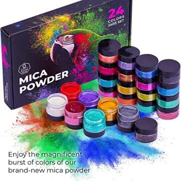 Mica Powder for Epoxy Resin - Pigment Powder for Nails - Epoxy Resin Color Pigment - Mica Powder for...