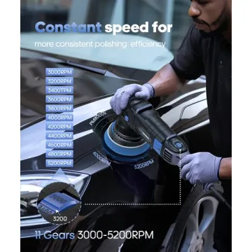 Dual Action Polisher with 1000W Motor for Perfect Shine