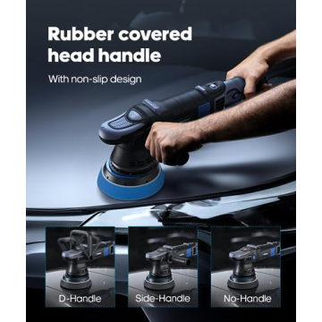 Dual Action Polisher with 1000W Motor for Perfect Shine