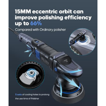 Dual Action Polisher with 1000W Motor for Perfect Shine